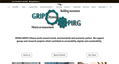 Desktop Screenshot of opirg-gripo.ca