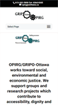 Mobile Screenshot of opirg-gripo.ca